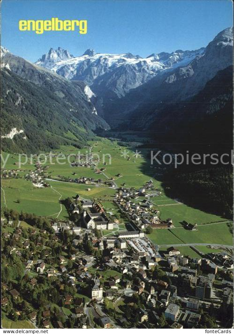 12487623 Engelberg OW Fliegeraufnahme Mit Spannoerter Engelberg - Altri & Non Classificati