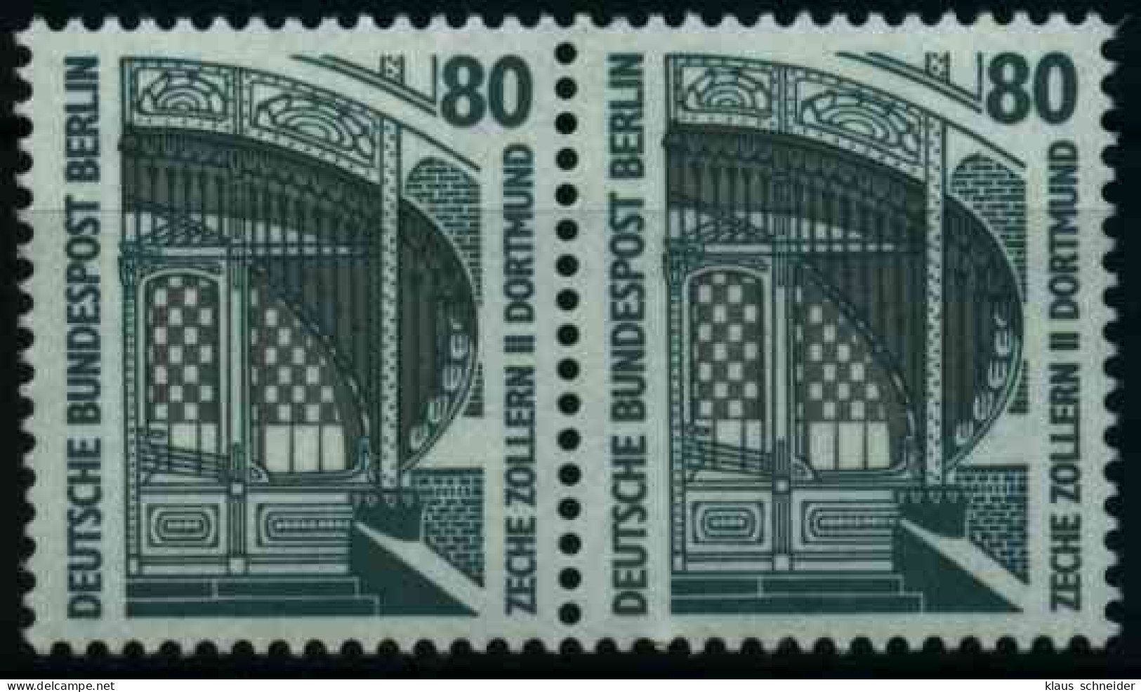 BERLIN DS SEHENSW Nr 796 Postfrisch WAAGR PAAR X0DB9D2 - Unused Stamps