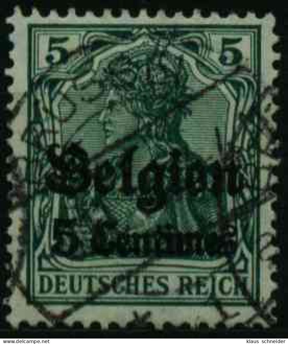 BES 1WK LP BELGIEN Nr 2 Gestempelt X0E905A - Besetzungen 1914-18