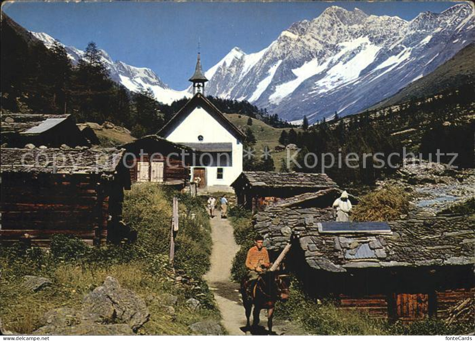 12485062 Kuehmad VS Loetschenluecke Sattelhorn Schinhorn Kuehmad VS - Sonstige & Ohne Zuordnung