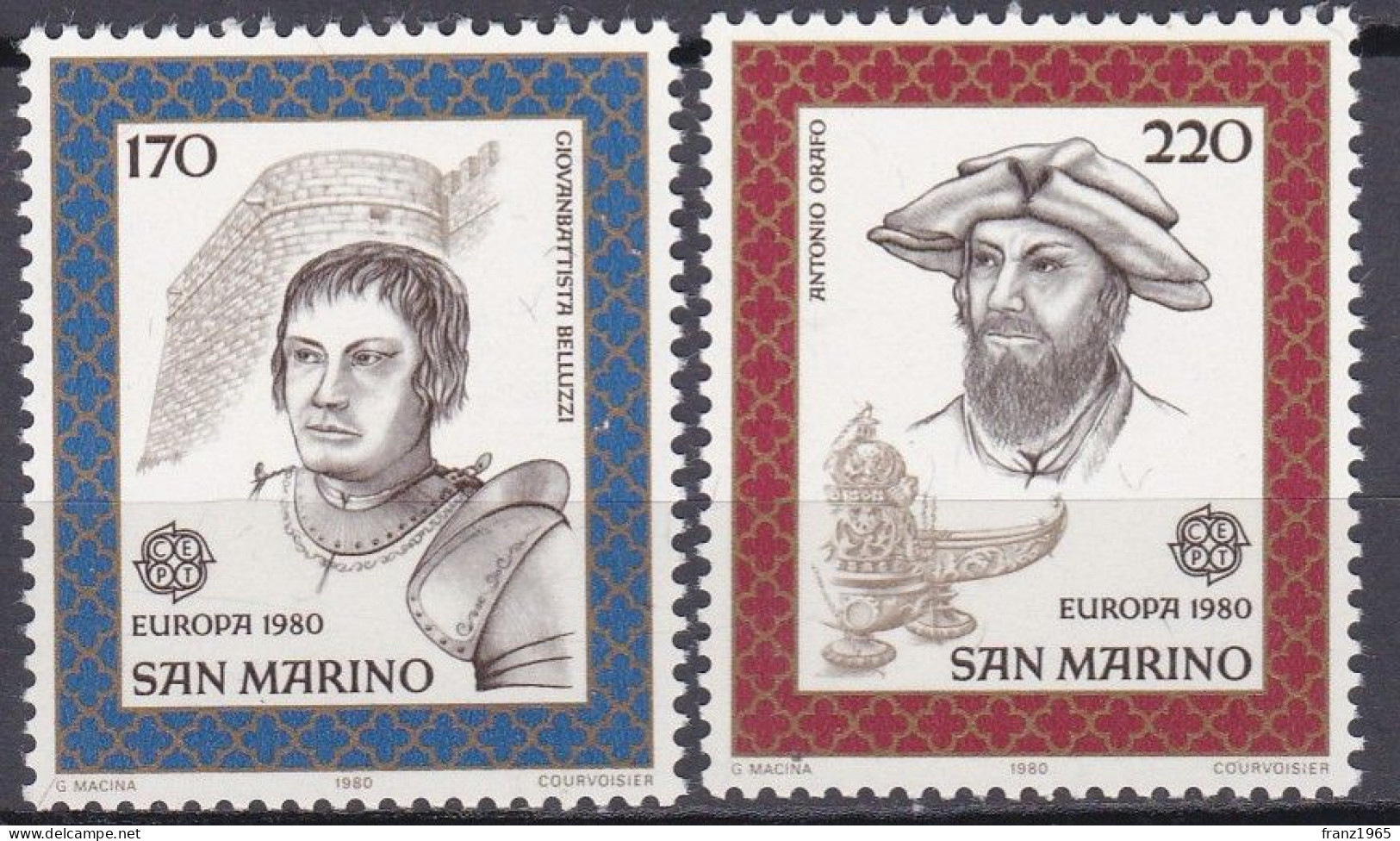 Europa - 1980 - Unused Stamps