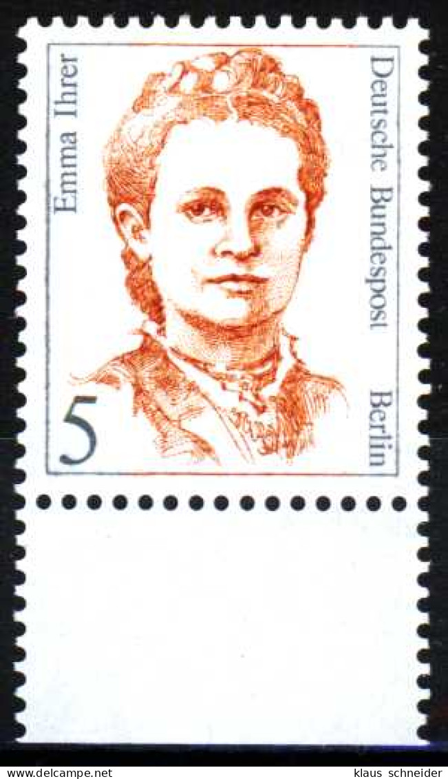 BERLIN DS FRAUEN Nr 833 Postfrisch URA X143516 - Unused Stamps