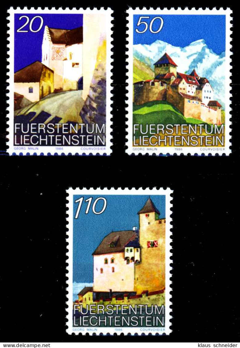 LIECHTENSTEIN 1986 Nr 896-898 Postfrisch S30BA96 - Ungebraucht