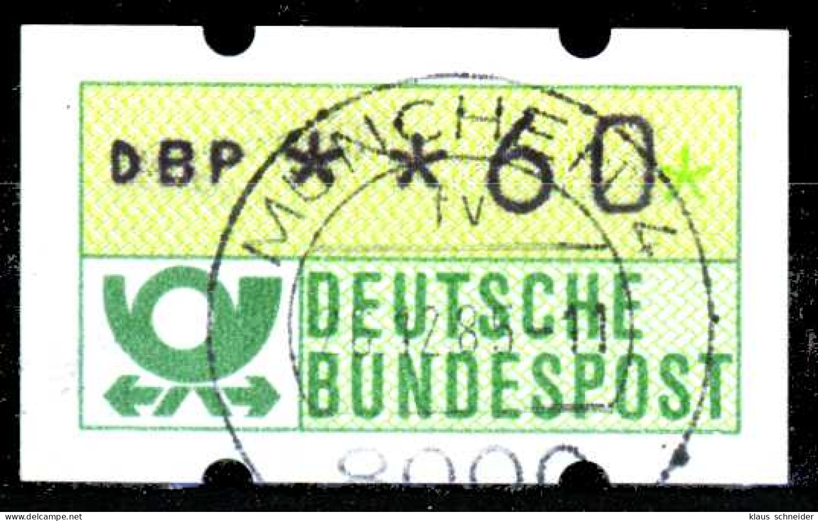 BRD ATM 1981 Nr 1-1-060 Zentrisch Gestempelt X26F0AE - Machine Labels [ATM]