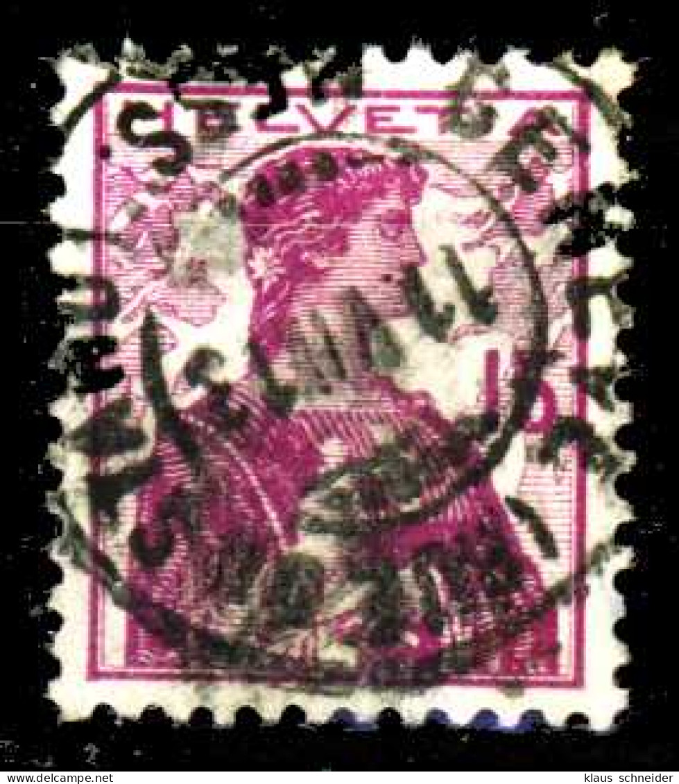 SCHWEIZ 1909 Nr 116 Zentrisch Gestempelt X299C52 - Used Stamps