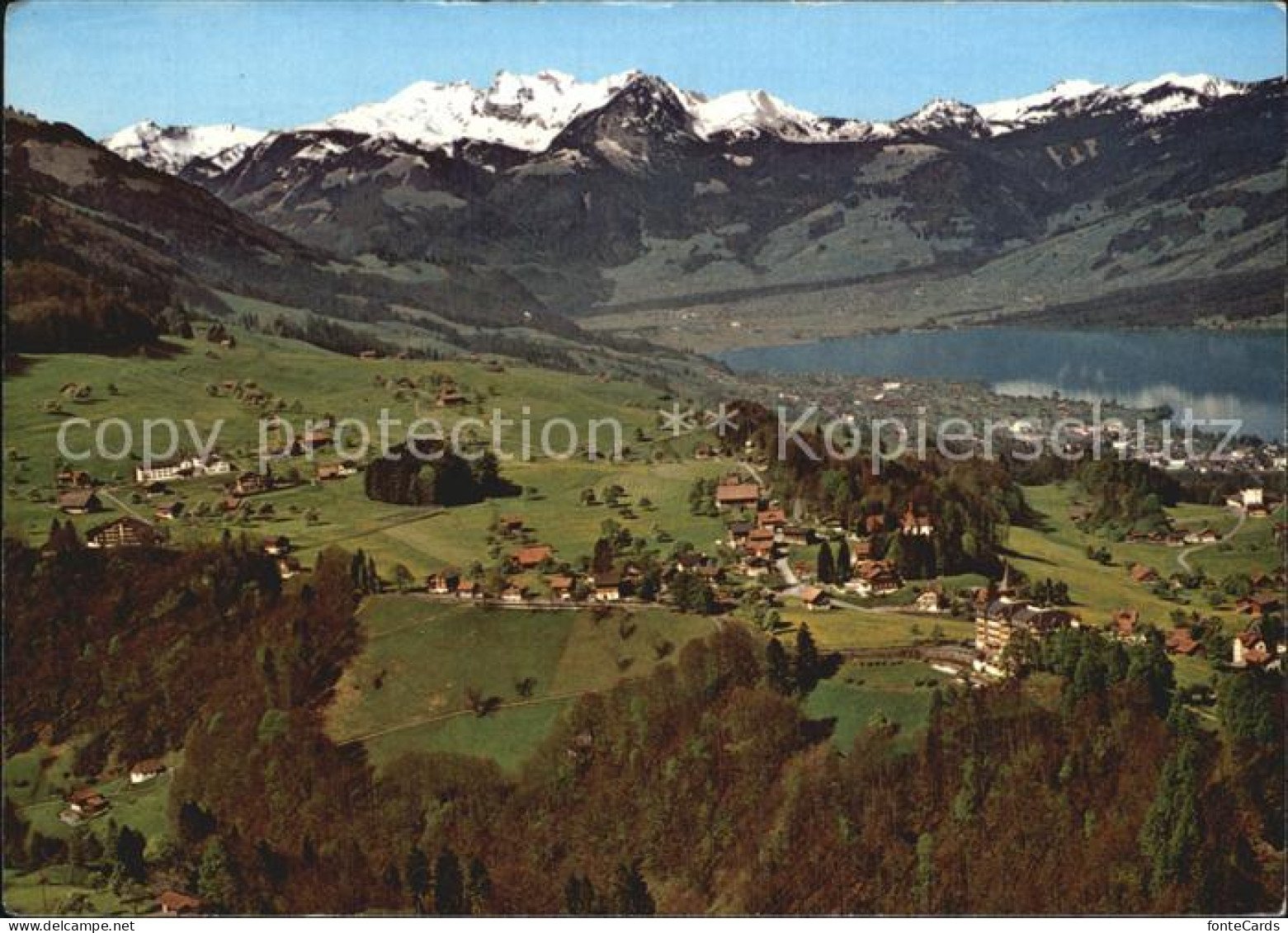 12484732 Ranft Flueeli Fliegeraufnahme Mit Sarnersee Und Giswilerstock Flueeli-R - Andere & Zonder Classificatie