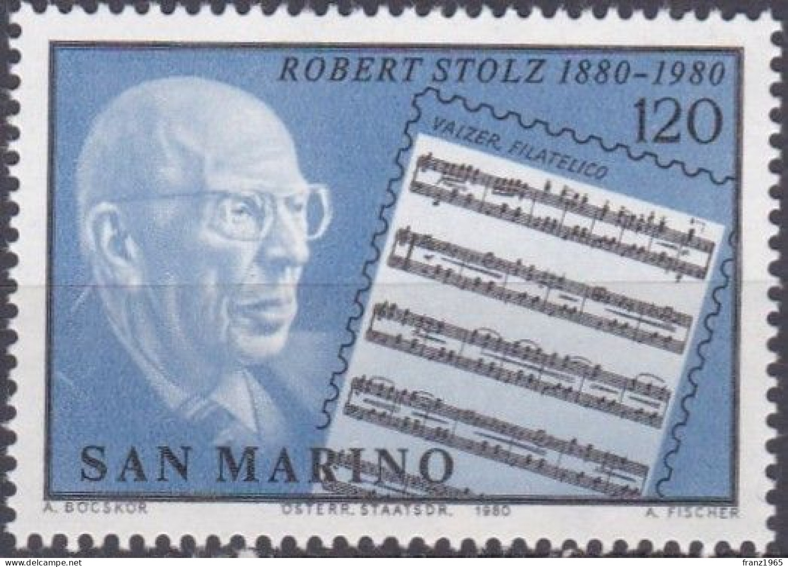 Robert Stolz (1880-1975), Composer - 1980 - Unused Stamps