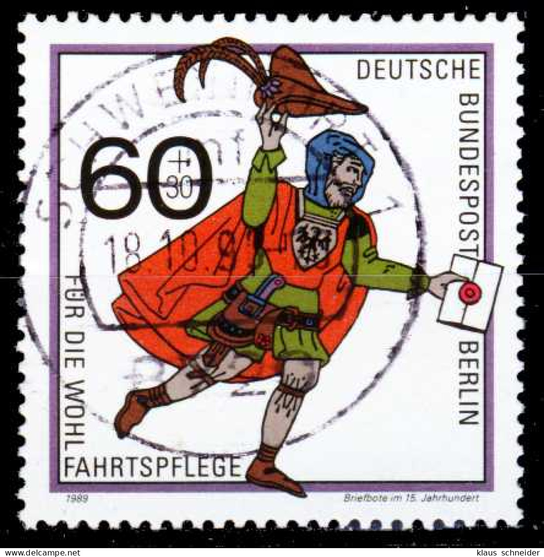 BERLIN 1989 Nr 852 Zentrisch Gestempelt X2C5B2E - Oblitérés