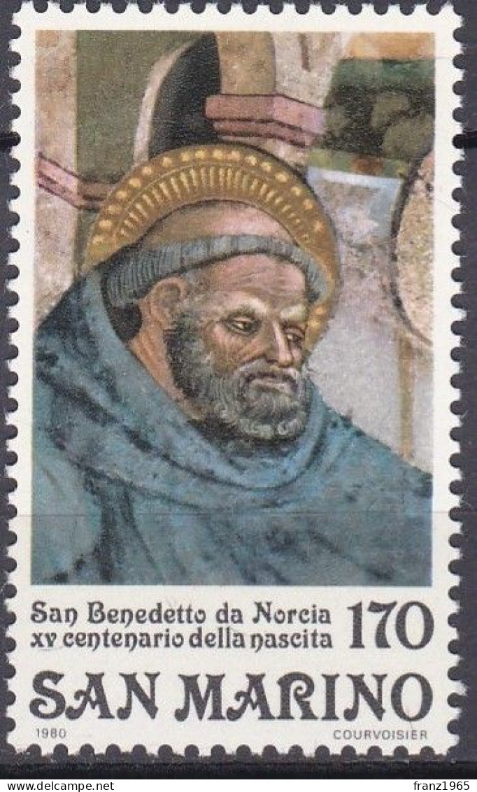 St. Benedictus Of Norcia - 1980 - Ongebruikt