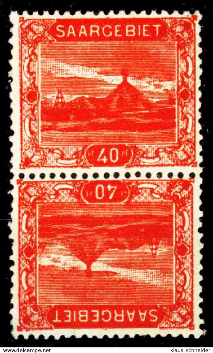 SAARGEBIET LANDSCHAFTEN Nr 59A Kdr III Ungebraucht SENKR X3BEA8E - Unused Stamps