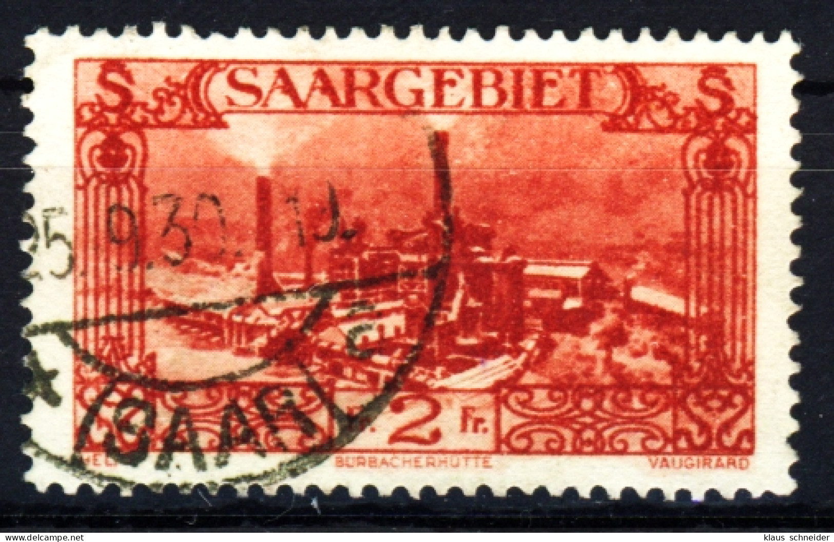 SAARGEBIET 1926 Nr 119 Gestempelt X3BEF36 - Used Stamps