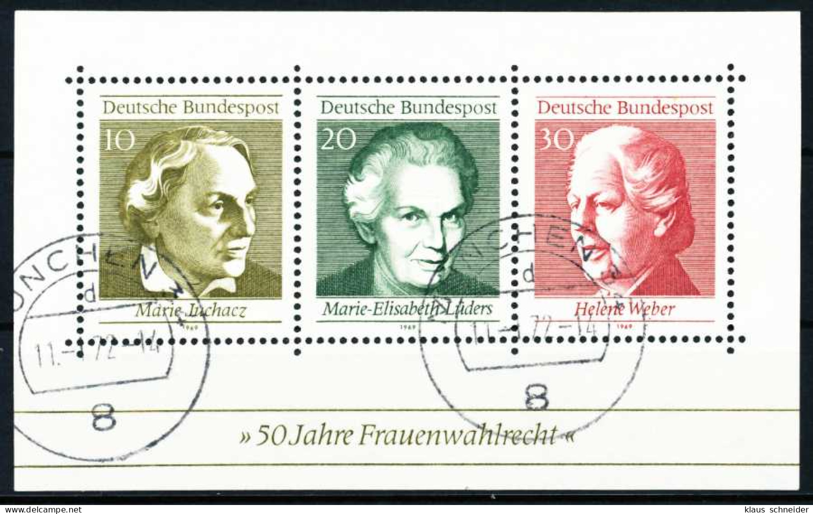 BRD BLOCK KLEINBOGEN 1949 1989 Block 5 Zentrisch Gestempelt X4984C6 - Altri & Non Classificati