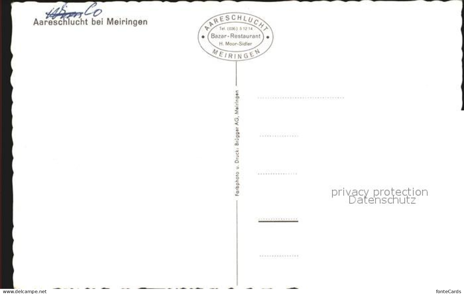 12482932 Meiringen BE Aareschlucht Meiringen - Sonstige & Ohne Zuordnung