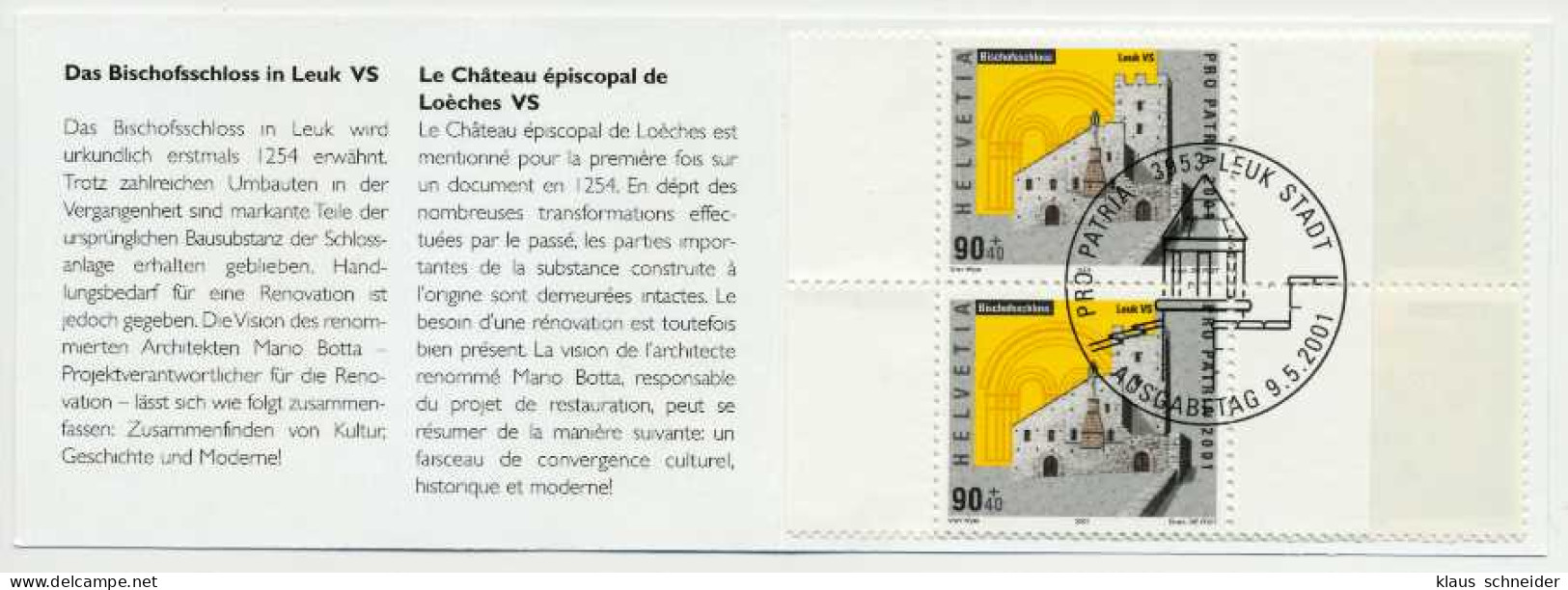 SCHWEIZ MARKENHEFT PP Nr MH 0-121 ESST S8B67A6 - Carnets