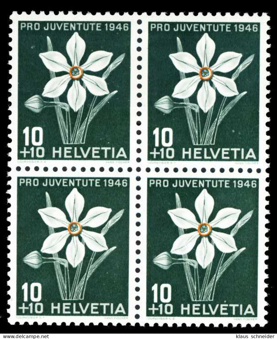 SCHWEIZ PRO JUVENTUTE Nr 476 Postfrisch Ungebraucht VIERERBLOCK X54BBC2 - Unused Stamps