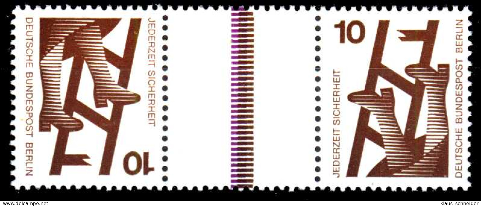 BERLIN ZUSAMMENDRUCK Nr KZ5 Postfrisch 3ER STR S9F054A - Zusammendrucke