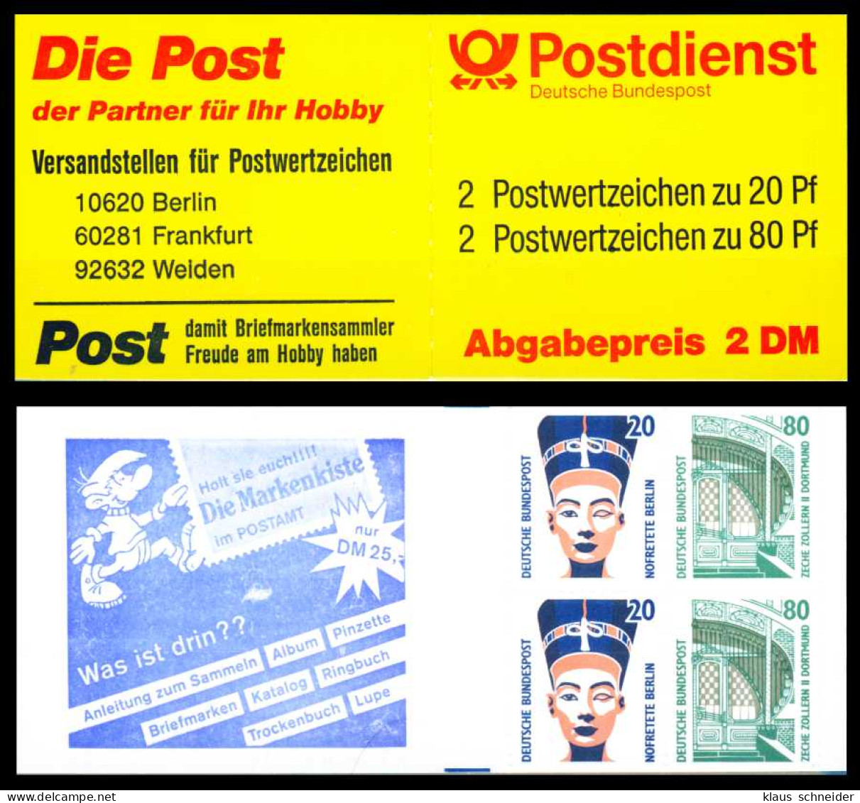 BRD Nr MH 28aoZ Postfrisch SA09176 - Other & Unclassified