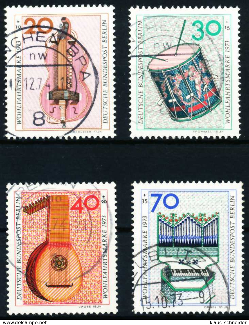BERLIN 1973 Nr 459-462 Zentrisch Gestempelt X610D26 - Used Stamps