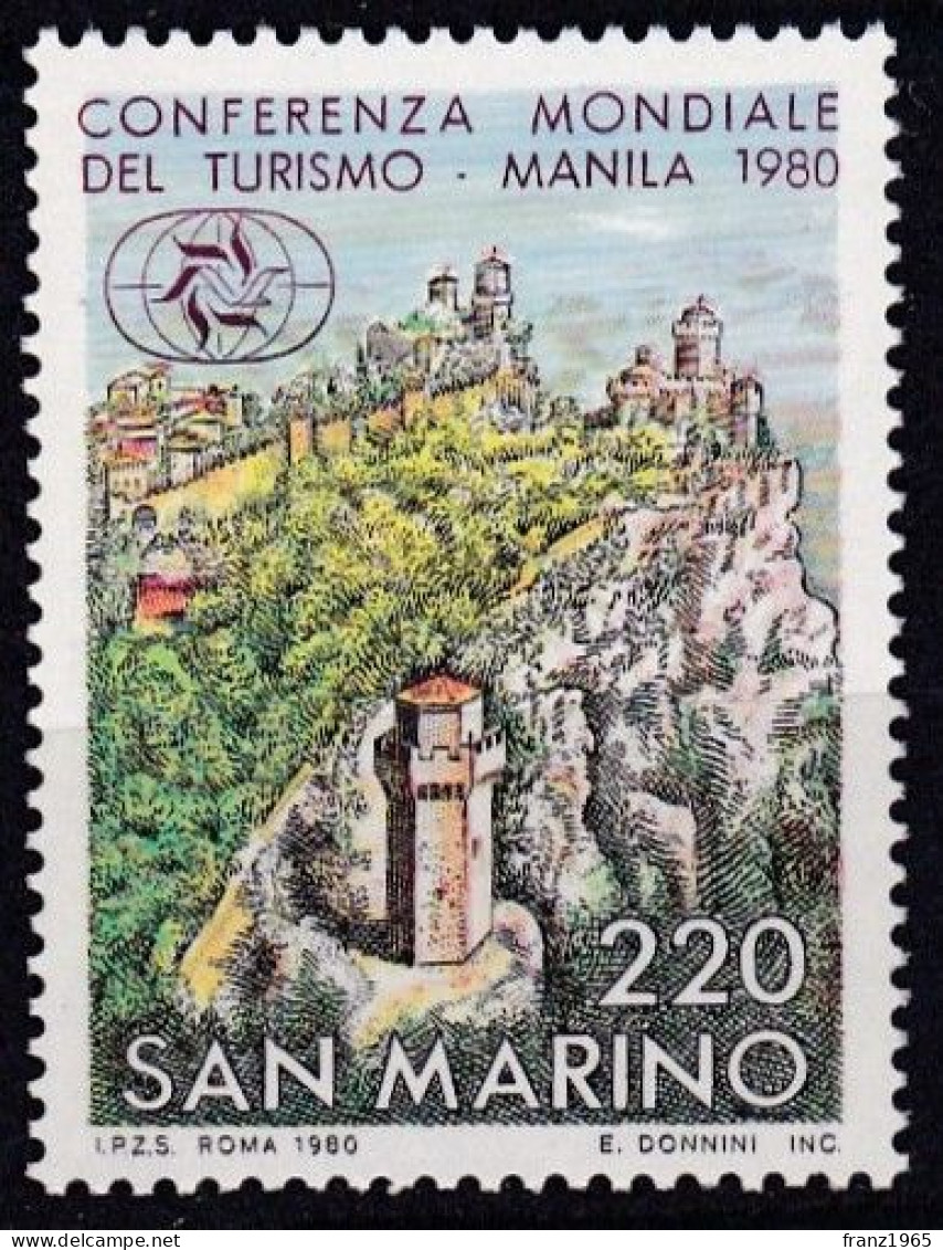 World Tourism Conference - 1980 - Unused Stamps