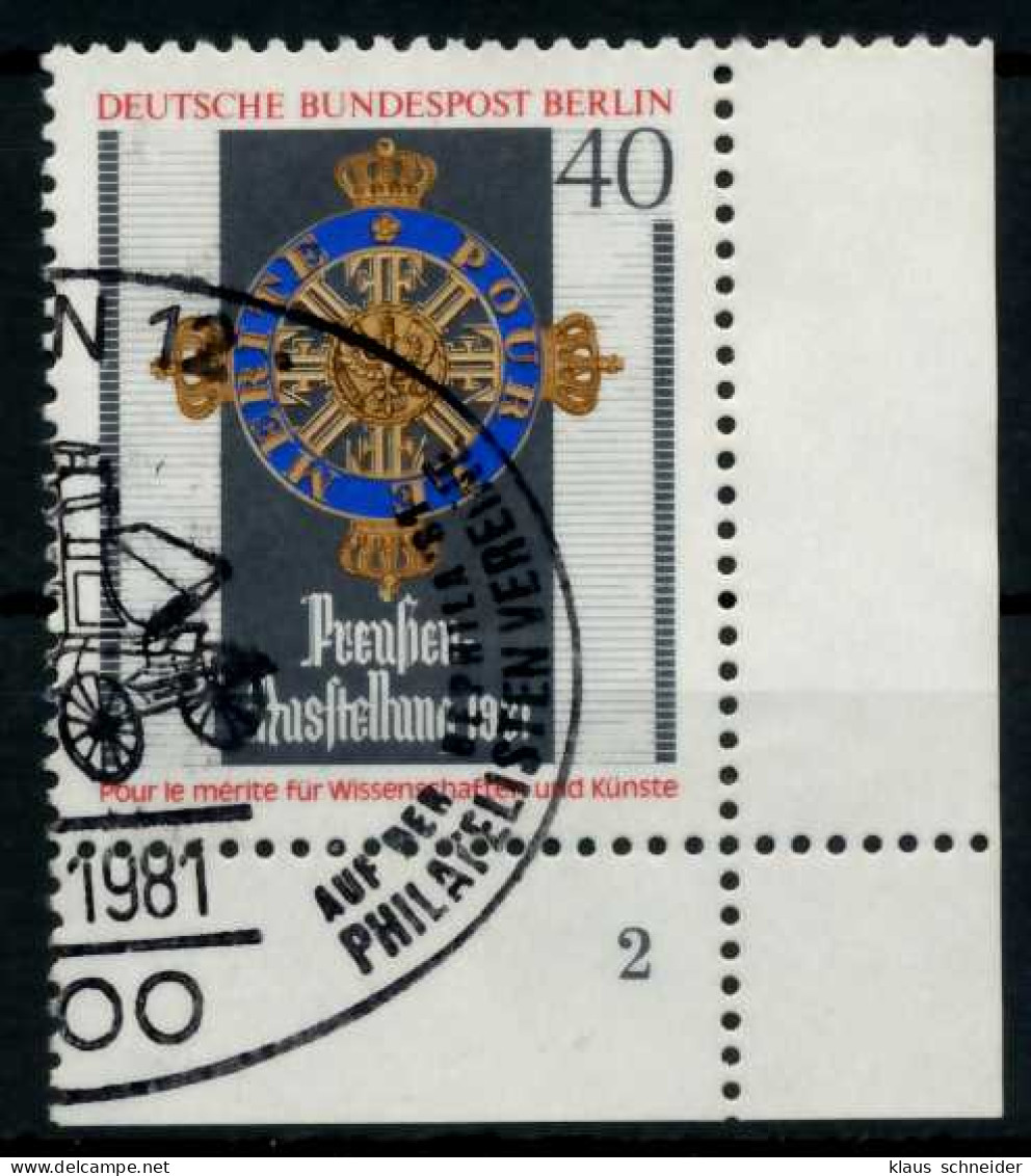 BERLIN 1981 Nr 648 Gestempelt FORM2 X6211D2 - Used Stamps