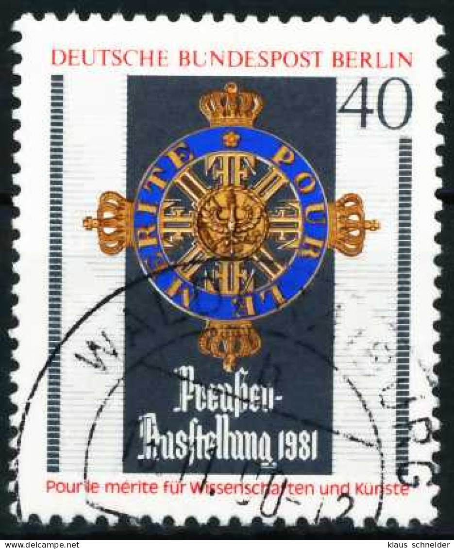 BERLIN 1981 Nr 648 Zentrisch Gestempelt X62123E - Gebraucht