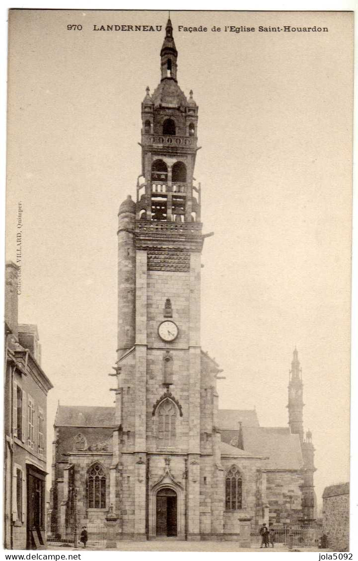 29 / LANDERNEAU - Façade De L'Eglise Saint-Houardon - Landerneau