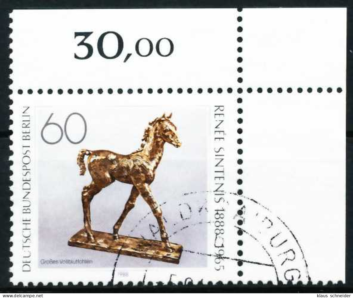 BERLIN 1988 Nr 805 Gestempelt ECKE-ORE X62A1CE - Used Stamps