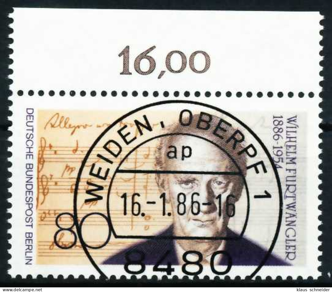 BERLIN 1986 Nr 750 Zentrisch Gestempelt ORA X62E3C6 - Used Stamps