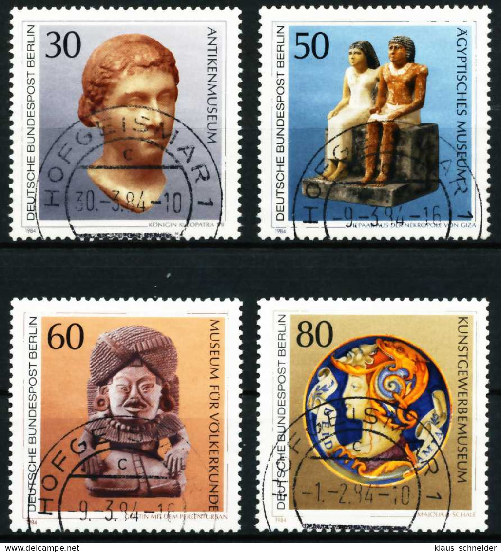 BERLIN 1984 Nr 708-711 Zentrisch Gestempelt X62E6DA - Used Stamps