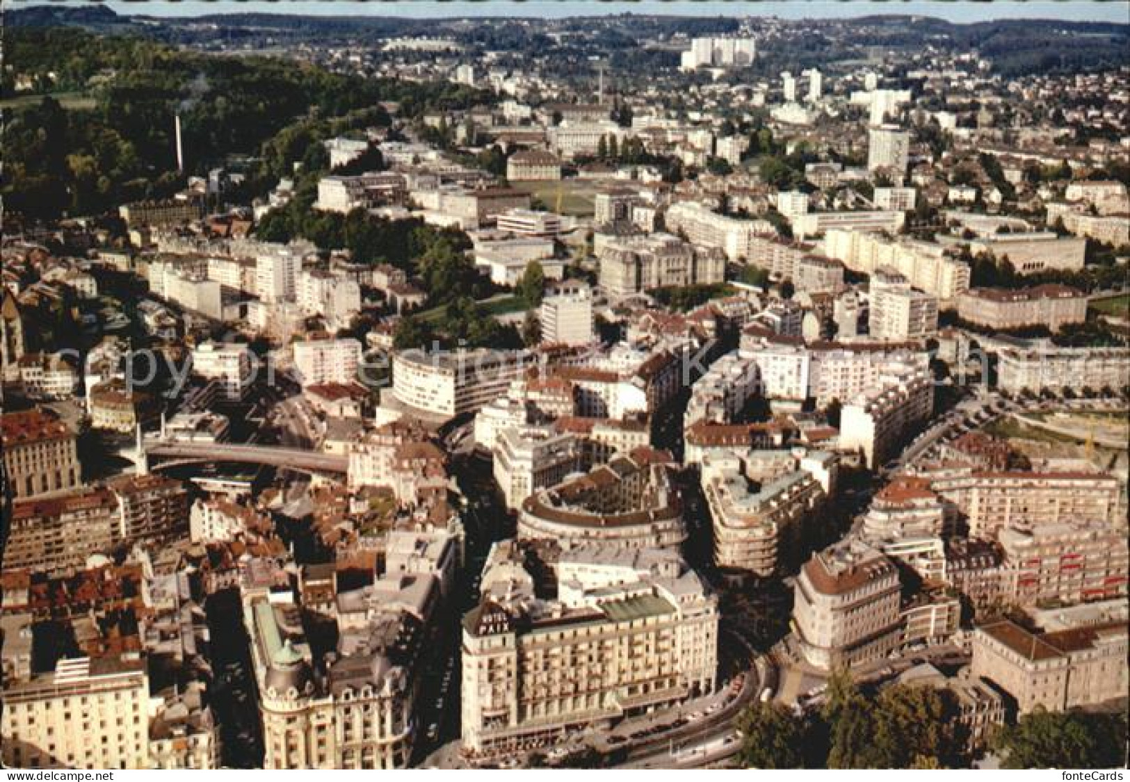 12480642 Lausanne VD Fliegeraufnahme Quartier Pont Bessiere Lausanne - Autres & Non Classés