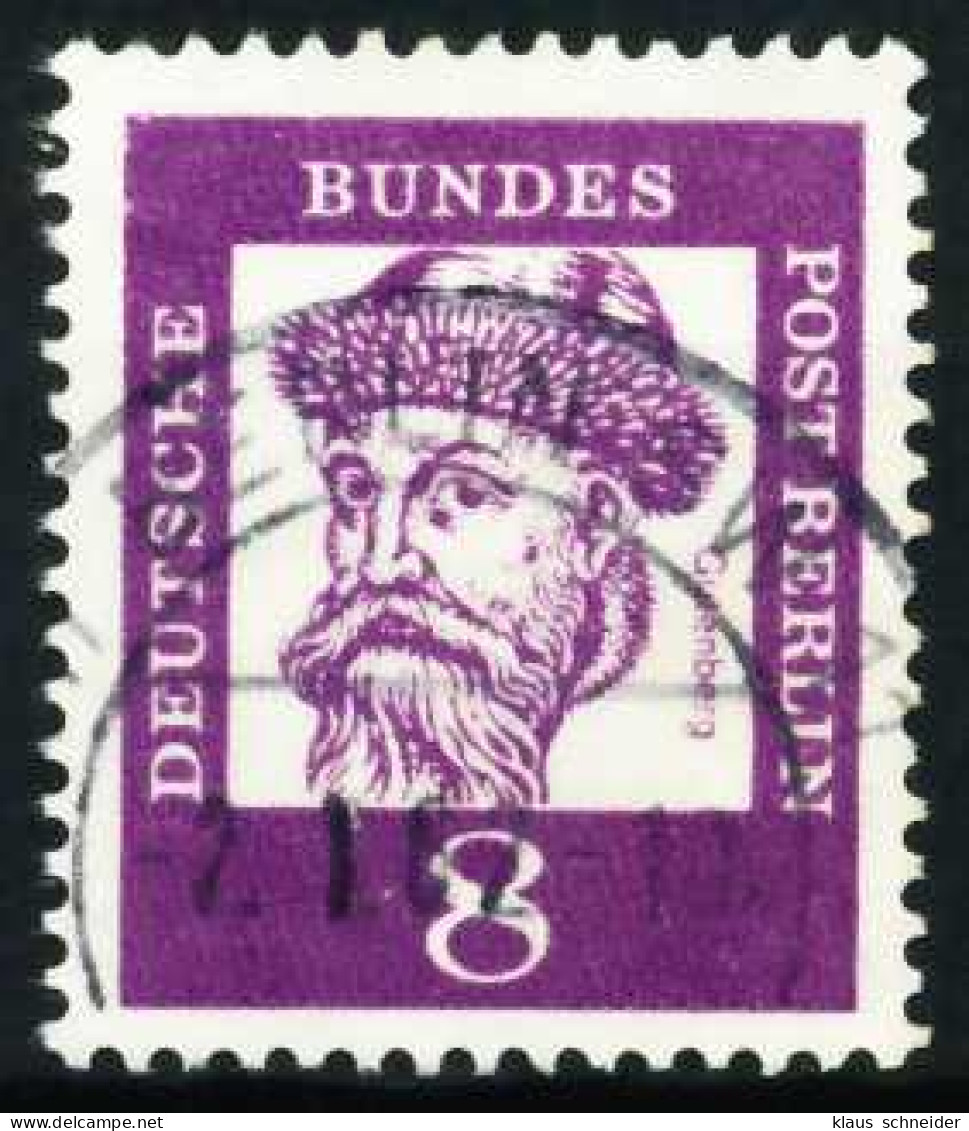 BERLIN DS BED. DEUT. Nr 201 Gestempelt X636CD6 - Usados