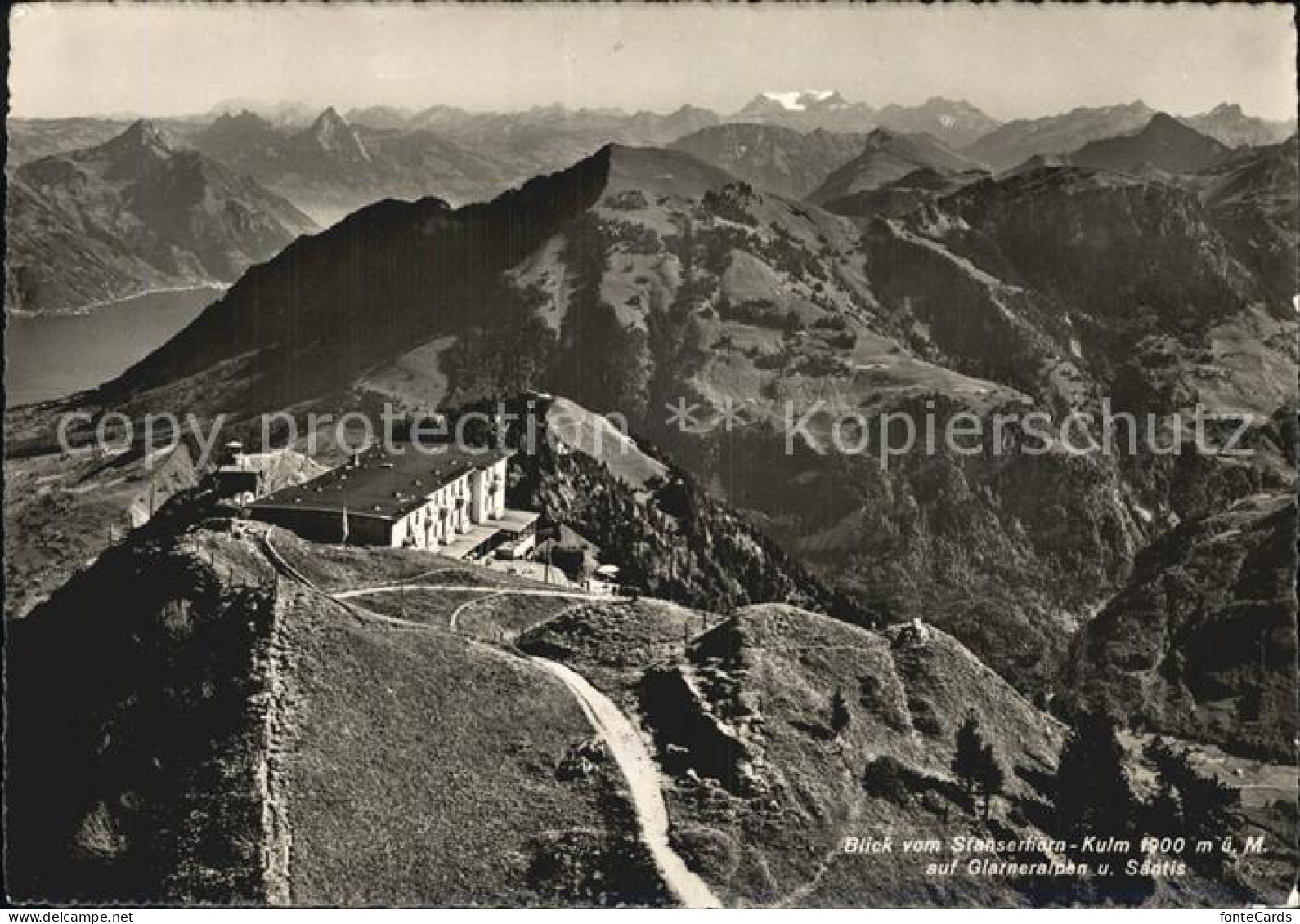 12480470 Stanserhorn Stanserhorn Kulm Glarneralpen Saentis Alpenpanorama Stanser - Andere & Zonder Classificatie