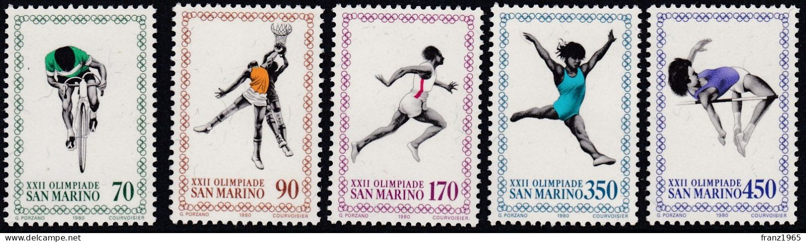 Olympic Games Moscow - 1980 - Unused Stamps