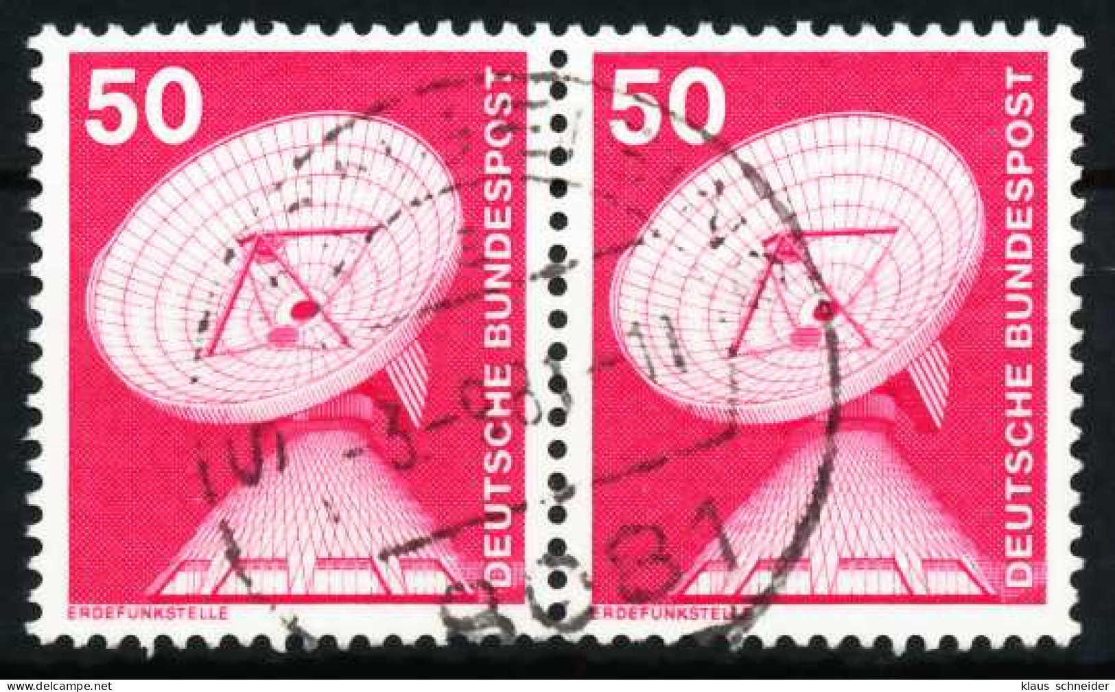 BRD DS INDUSTRIE U. TECHNIK Nr 851 Gestempelt WAAGR PAAR X66815E - Used Stamps