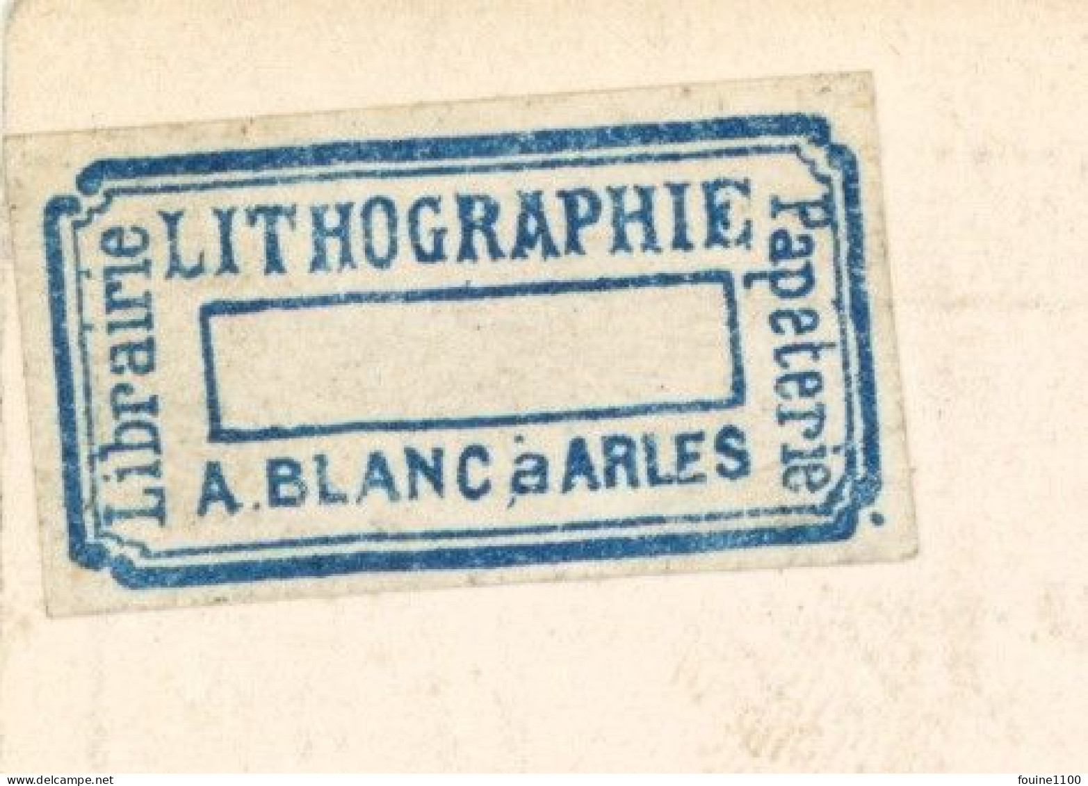 CARTE POSTALE PRECURSEUR Envoi De La Librairie A. BLANC à ARLES 13 à Martin Graveur 13 Rue Chapon à Paris  Année 1875 - Arles