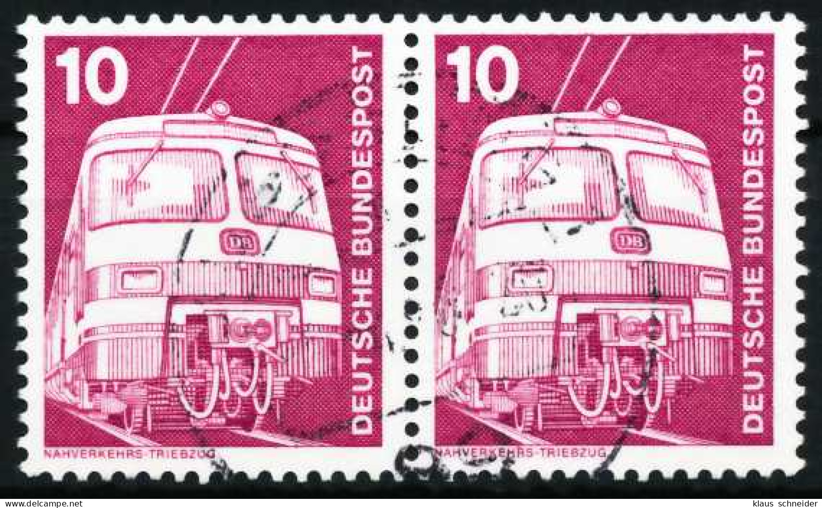 BRD DS INDUSTRIE U. TECHNIK Nr 847 Gestempelt WAAGR PAAR X66C23A - Used Stamps