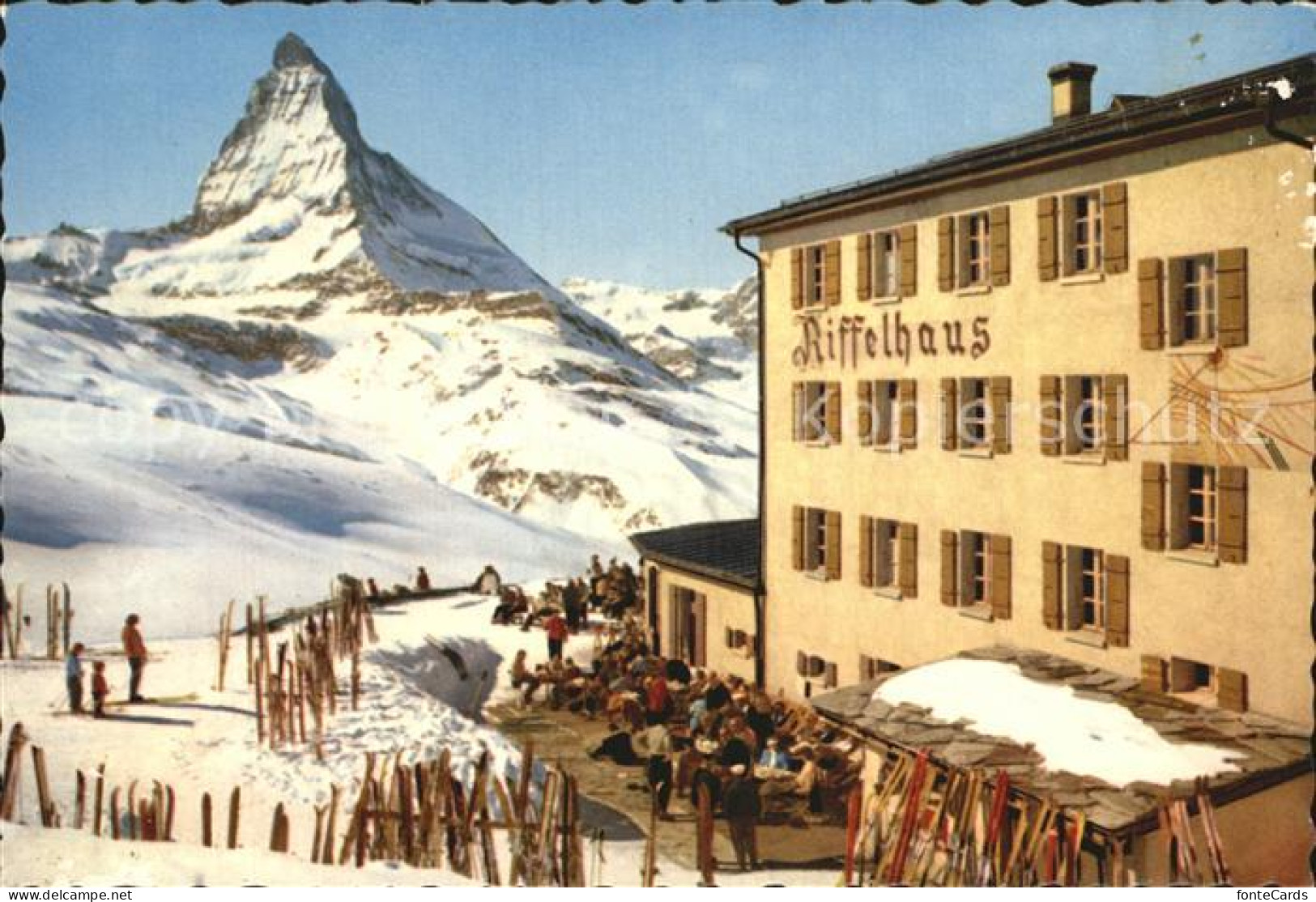 12479081 Zermatt VS Riffelhaus Mit Matterhorn  - Sonstige & Ohne Zuordnung