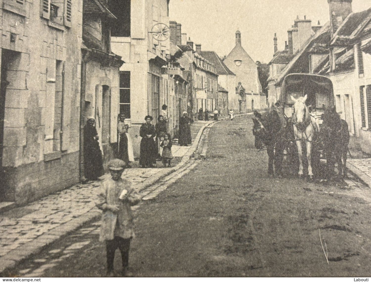 Chatillon-Coligny Loiret Faubourg Du Puyrault Cachet BM Voyagé Vers Viet-nam Tonkin 1910 - Chatillon Coligny