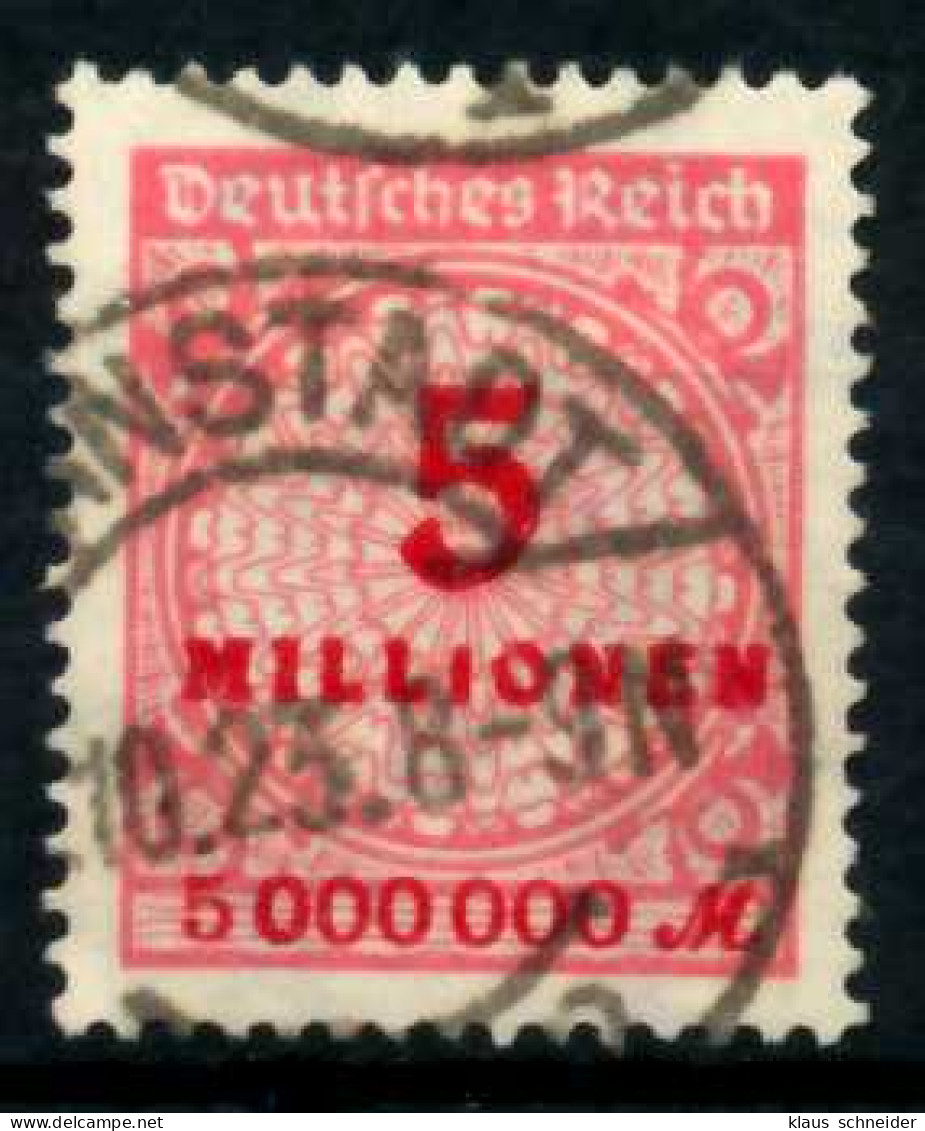 D-REICH INFLA Nr 317A Zentrisch Gestempelt X6B690A - Used Stamps