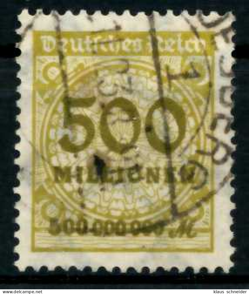 D-REICH INFLA Nr 324A Gestempelt X6B6962 - Used Stamps