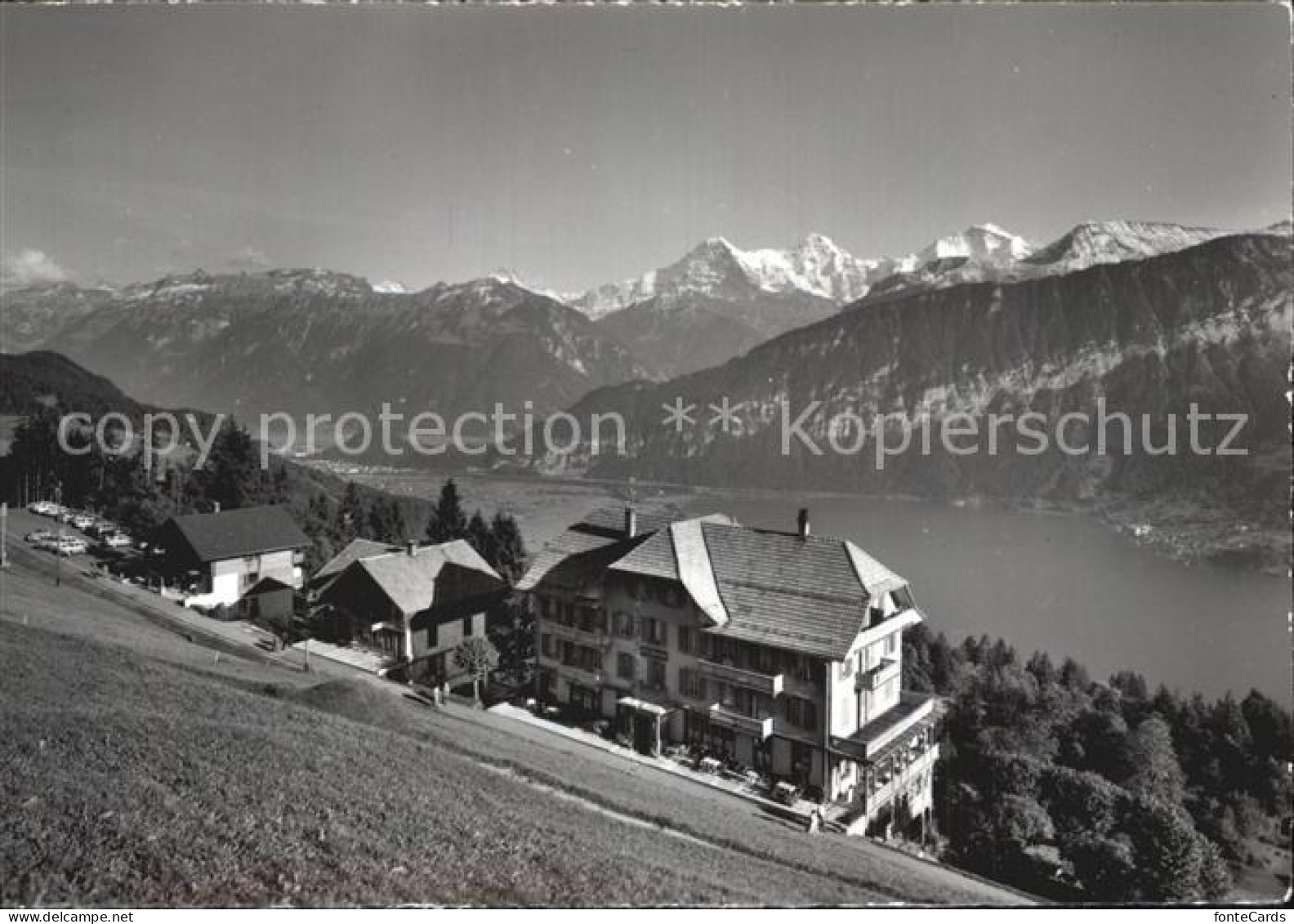 12477333 Beatenberg Hotel Oberland Und Chalets Eiger Moench Jungfrau Beatenberg - Other & Unclassified