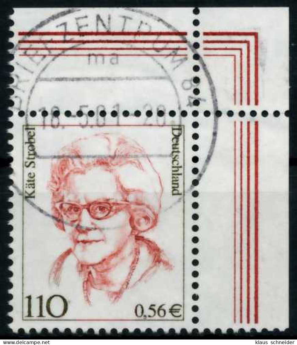 BRD DS FRAUEN Nr 2150 Zentrisch Gestempelt ECKE-ORE X6D918E - Used Stamps