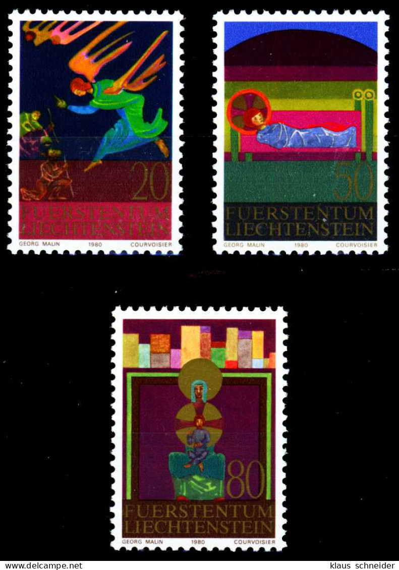 LIECHTENSTEIN 1980 Nr 761-763 Postfrisch SB46552 - Unused Stamps