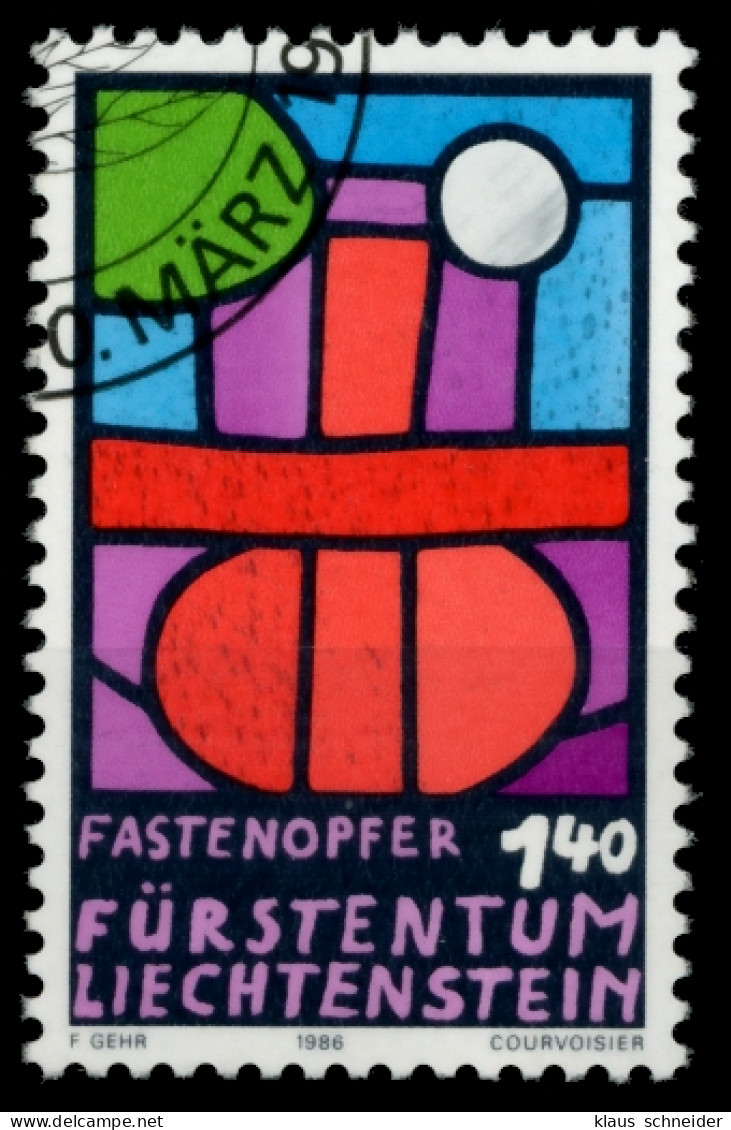 LIECHTENSTEIN 1986 Nr 895 Gestempelt SB49F82 - Used Stamps