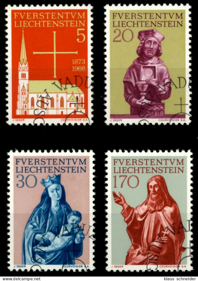 LIECHTENSTEIN 1966 Nr 470-473 Gestempelt X6E9372 - Used Stamps