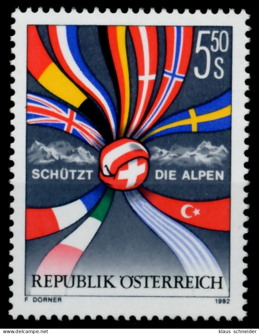 ÖSTERREICH 1992 Nr 2065 Postfrisch SB5245A - Nuovi