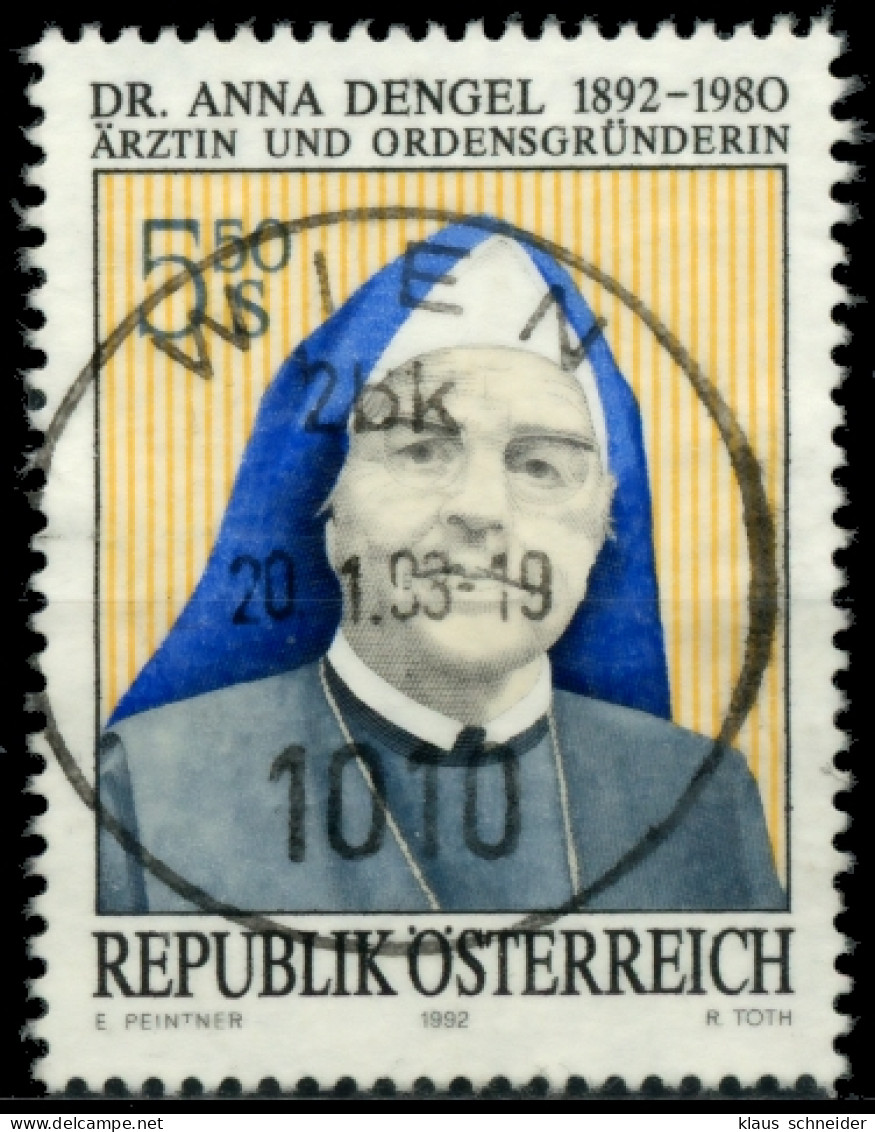 ÖSTERREICH 1992 Nr 2067 Zentrisch Gestempelt X6ECCEA - Oblitérés