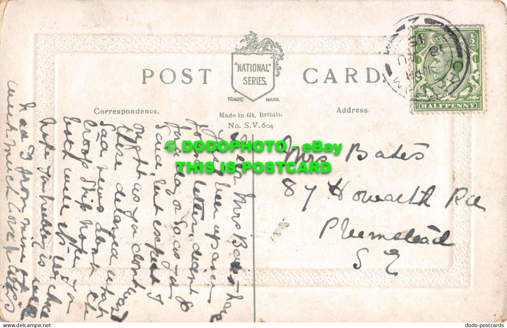 R542425 London. Westminster Abbey. National Series. No. S. V. 604 - Other & Unclassified