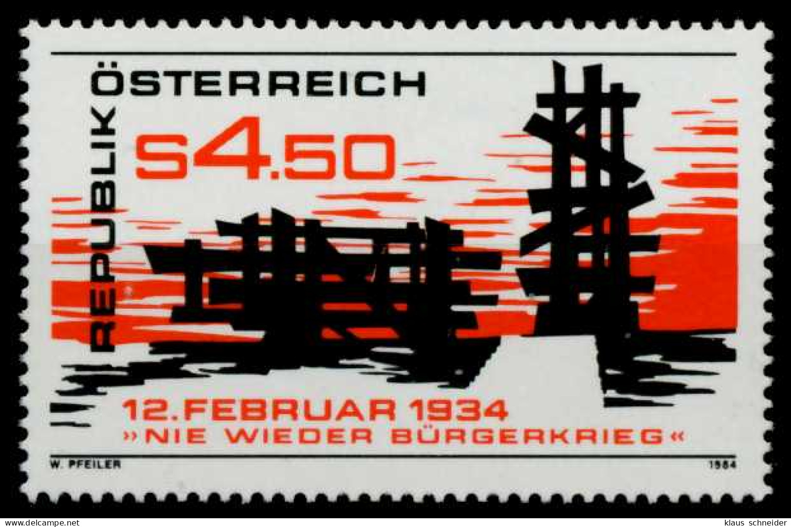 ÖSTERREICH 1984 Nr 1766 Postfrisch SB66652 - Nuovi
