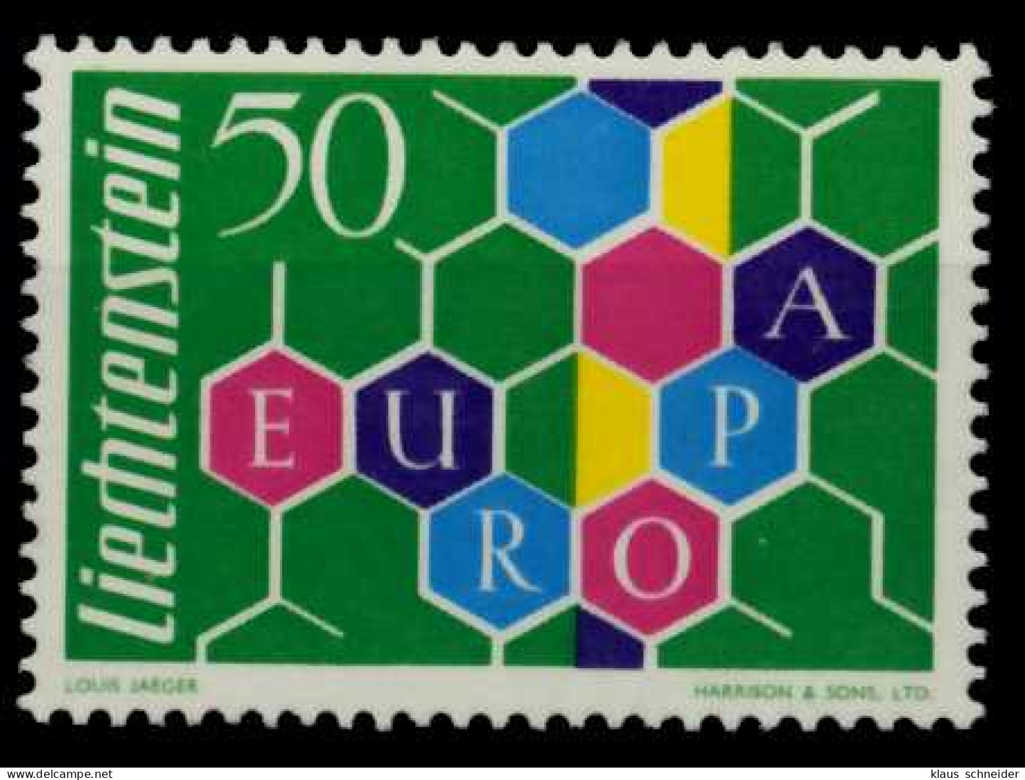 LIECHTENSTEIN 1960 Nr 398I Postfrisch X707F42 - Unused Stamps